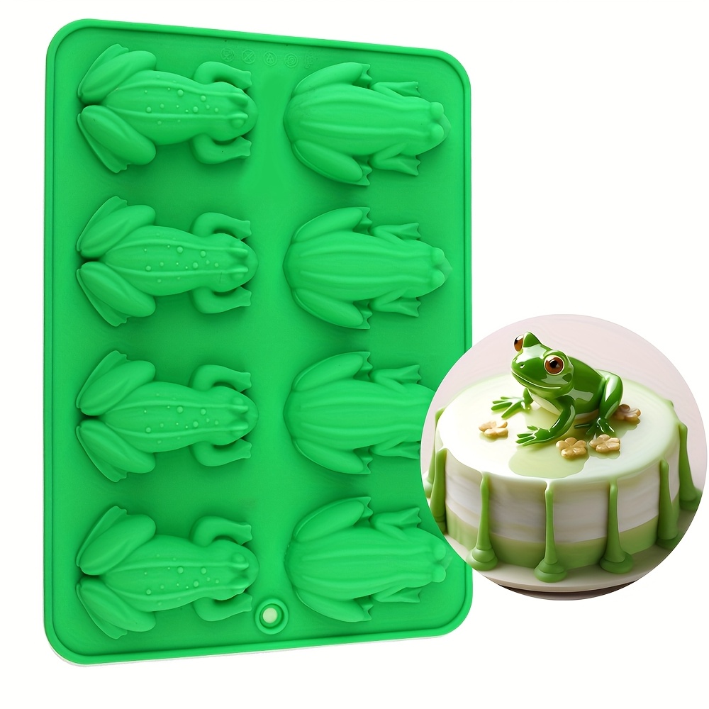 Soap Making Material - قالب كيك سيليكون على شكل ضفدع