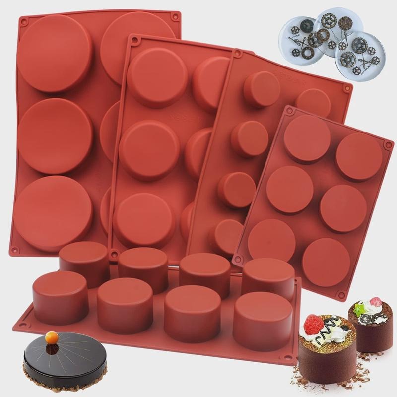 Soap Making Silicone Molds - قالب صابون سيليكون دائري، أداة صنع