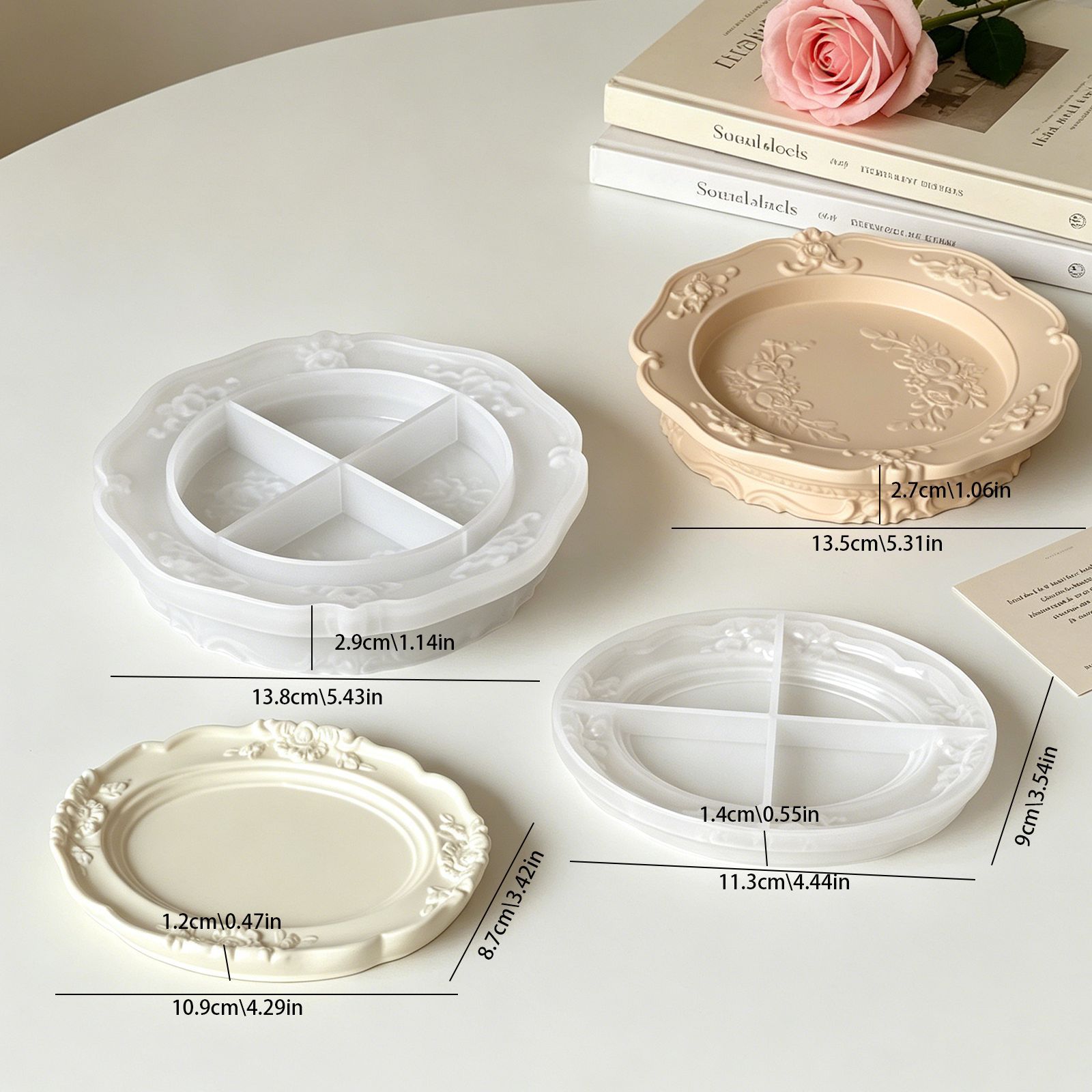 قالب سيليكون أنيق بتصميم باروك - مراجعة Soap Making Material وسعره