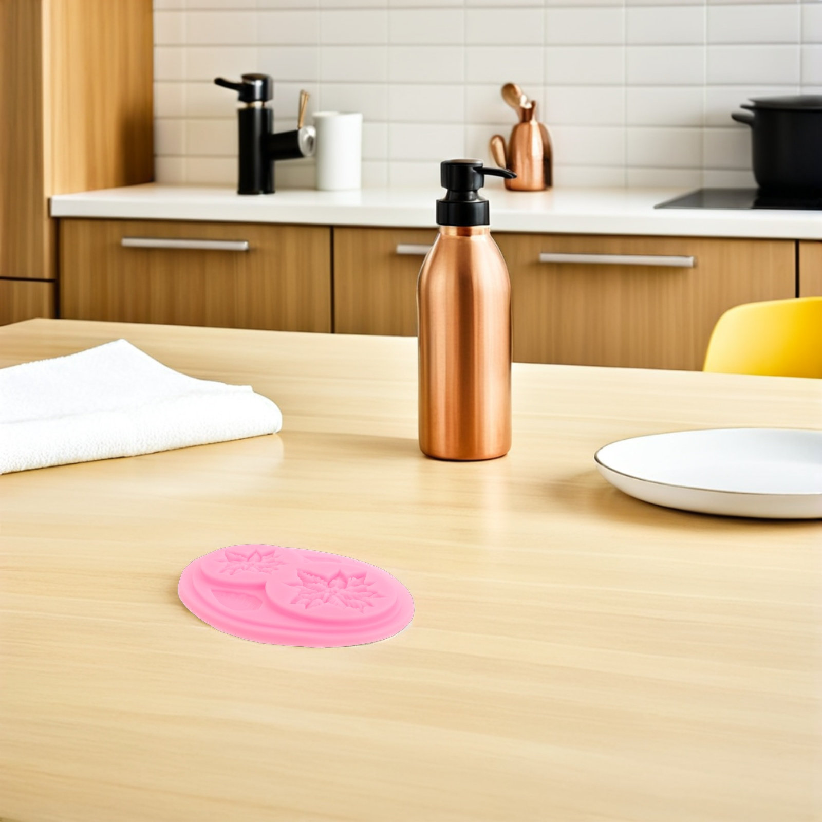 قالبين السيليكونيين المزخرفين  - مراجعة Soap Making Silicone Molds وسعره
