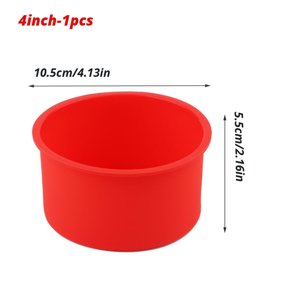 قالب كيك سيليكون دائري مقاس 4  - مراجعة Soap Making Silicone Molds وسعره