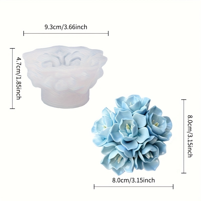 قالب سيليكون على شكل شمعة هيدر - مراجعة Soap Making Silicone Molds وسعره