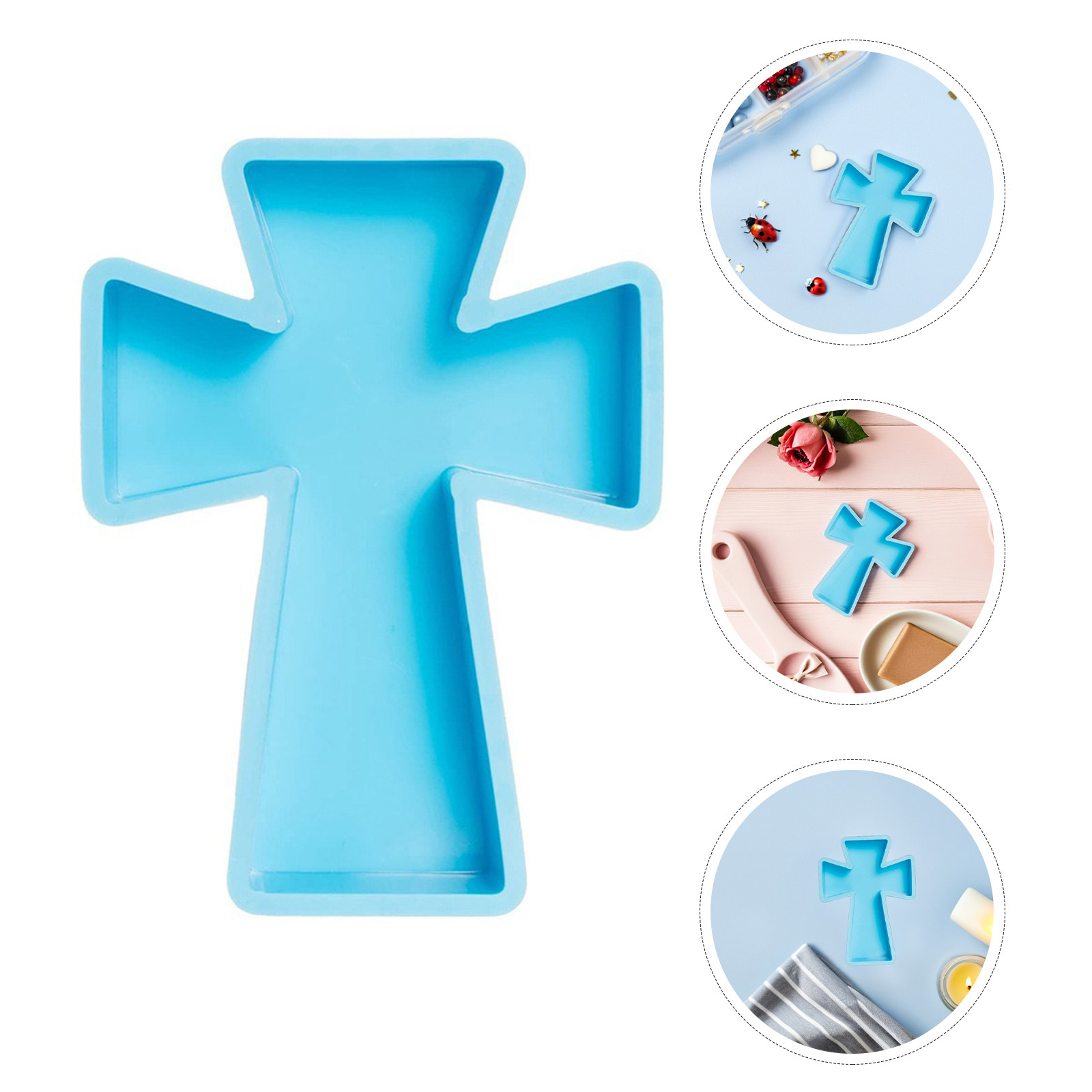 قالب سيليكون على شكل صليب لصب  - مراجعة Soap Making Silicone Molds وسعره