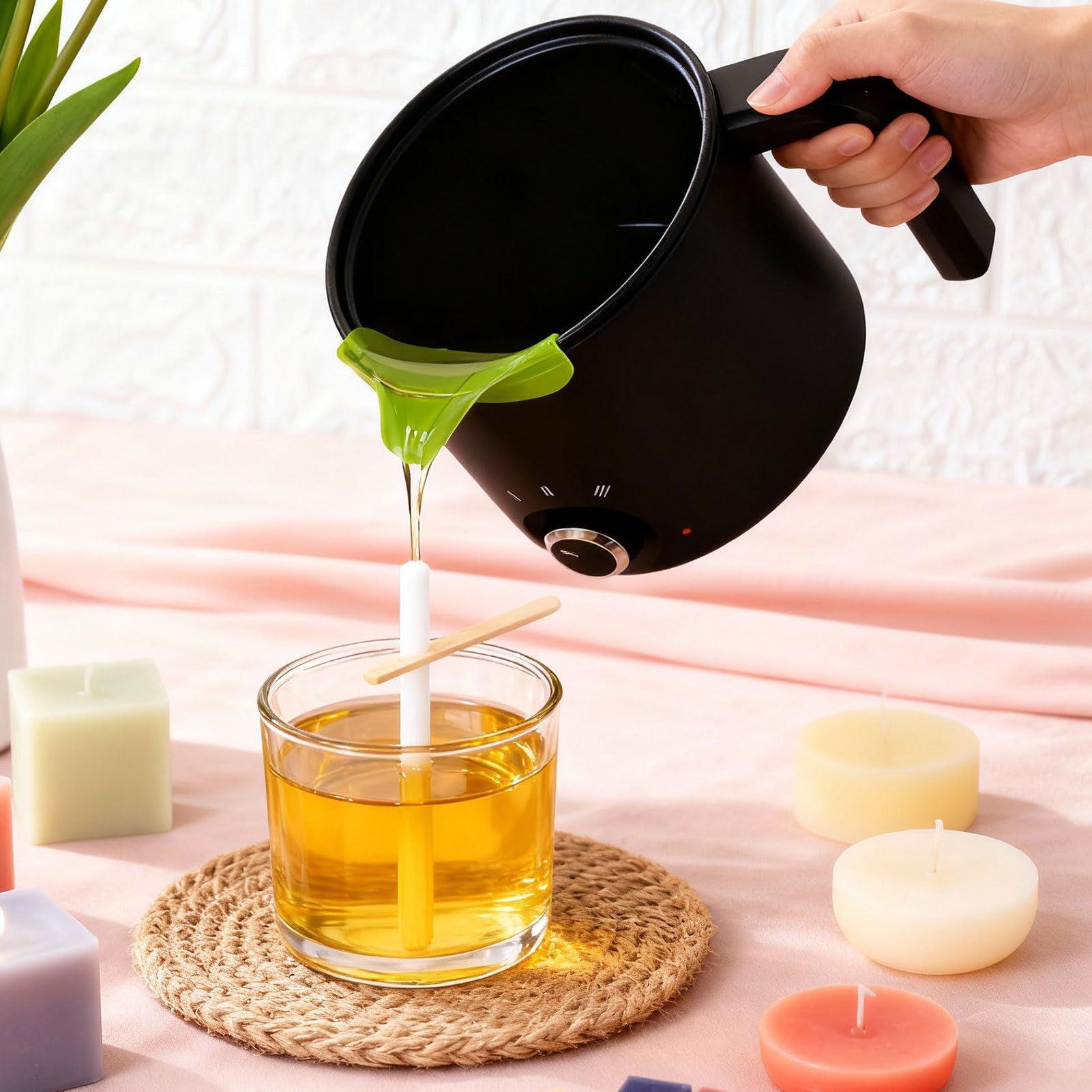 وعاء كهربائي لصهر شمع الشموع س - مراجعة Soap Making Material وسعره